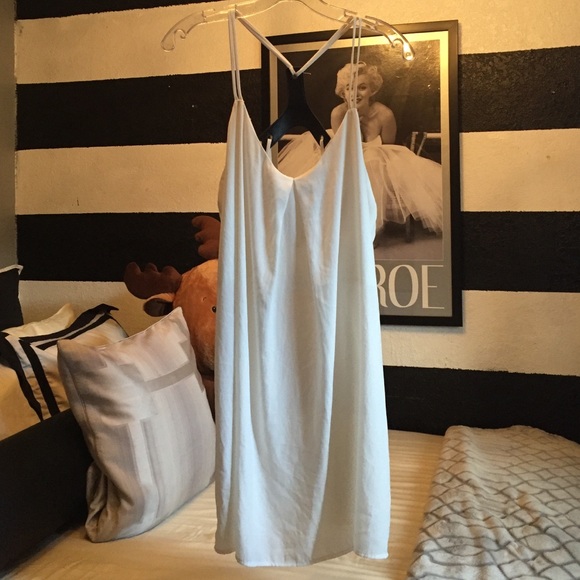 White loose flowy shirt