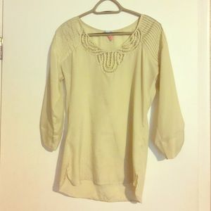 Silk 3/4 sleeve top