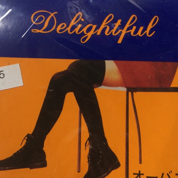 Delightful Accessories - Gray Thigh High Socks