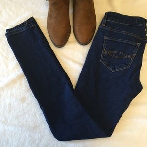 Abercrombie skinny dark wash jeans