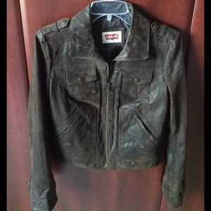 Levis genuine leather Jacket Woman "S"