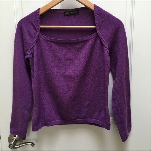 Zara cropped sweater