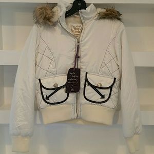 SALE!!! COZY CAT Toxic Flower Puffer Jacket