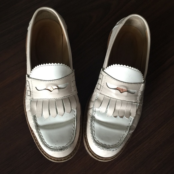 Band of Outsiders Slipped Heel Penny Loafers