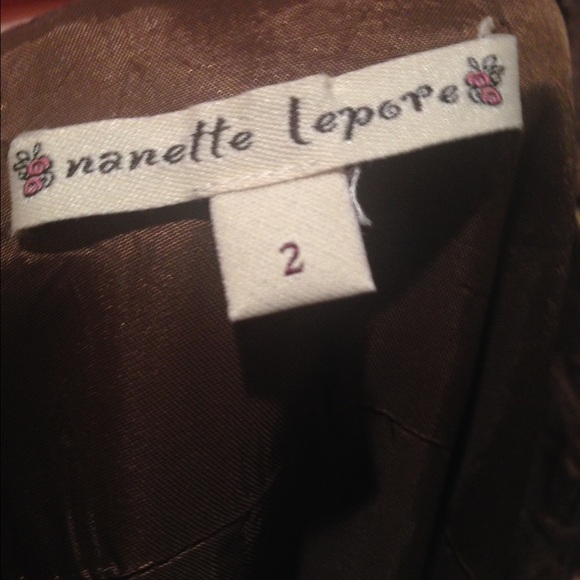 Nanette Lepore Multi Colored Geometric Dress Sz 4 - image 3