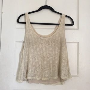 Lacy tank top