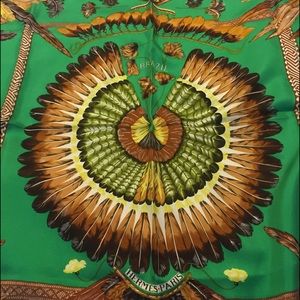 Hermes Brazil Scarf by Laurence Bourthoumieux.