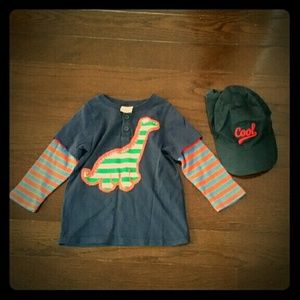 Hannah Anderson tee/ baseball cap for toddler 2T