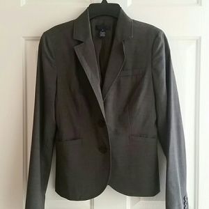 J.crew charcoal gray schoolboy blazer size 2