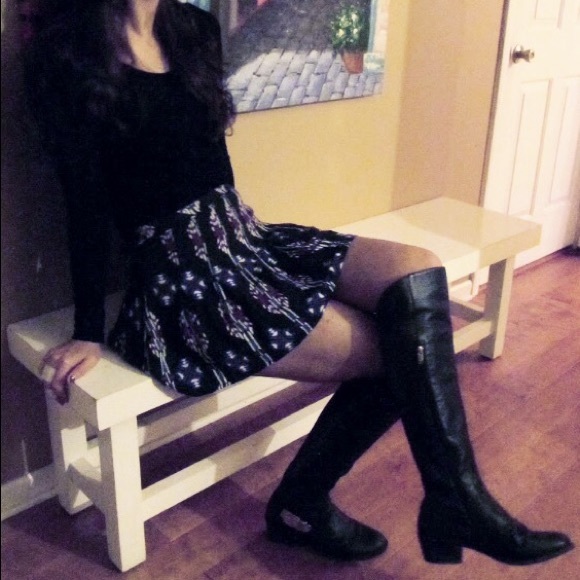 Aztec Print Skirt