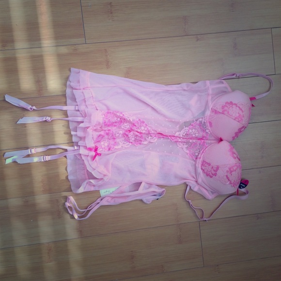 Pink girly lingerie