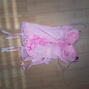 Pink girly lingerie