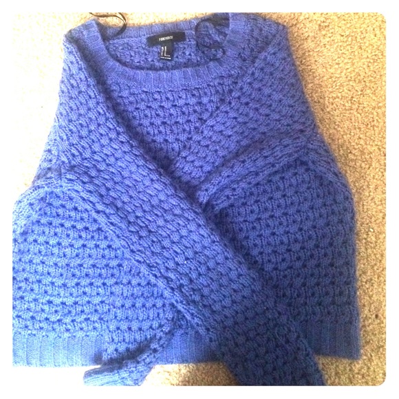 Forever 21 blue sweater