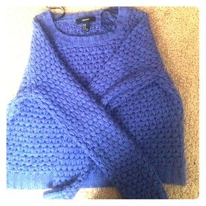 Forever 21 blue sweater