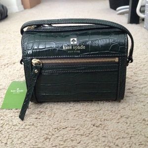 Kate Spade Looloo Croco Crossbody Bag