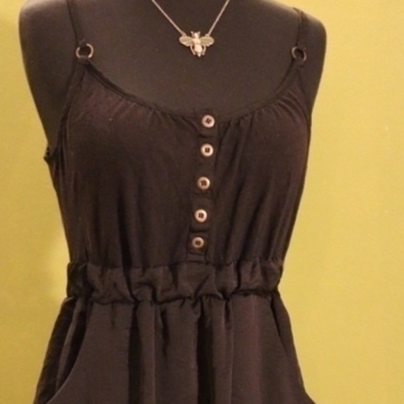 Little black dress with pockets - Picture 2 of 4