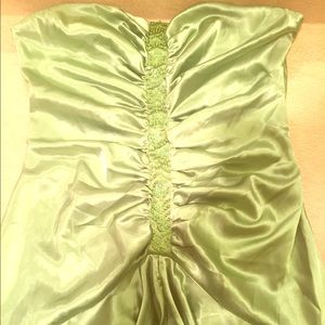 lime green prom dress !