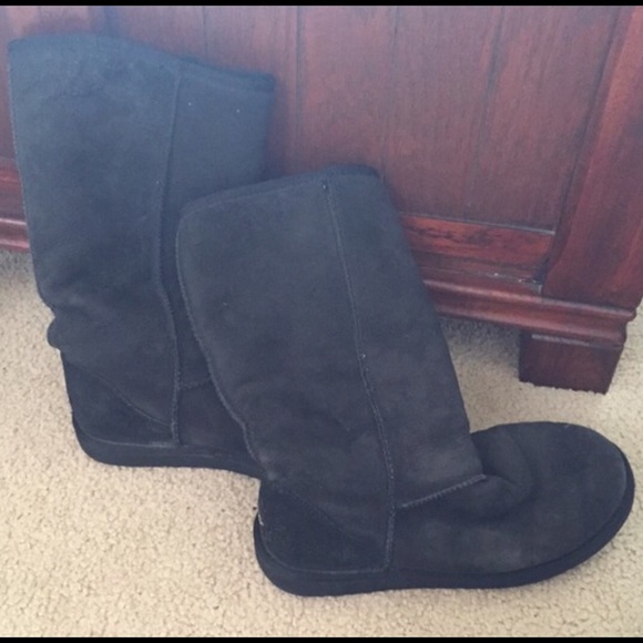 Black UGG tall boots.
