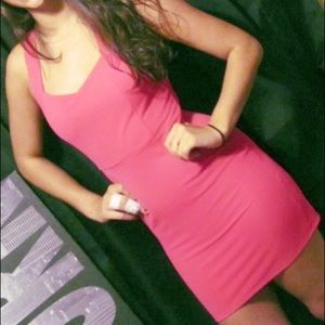 Bright Pink Dress with Bow