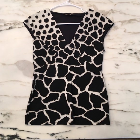 Black & white dress shirt