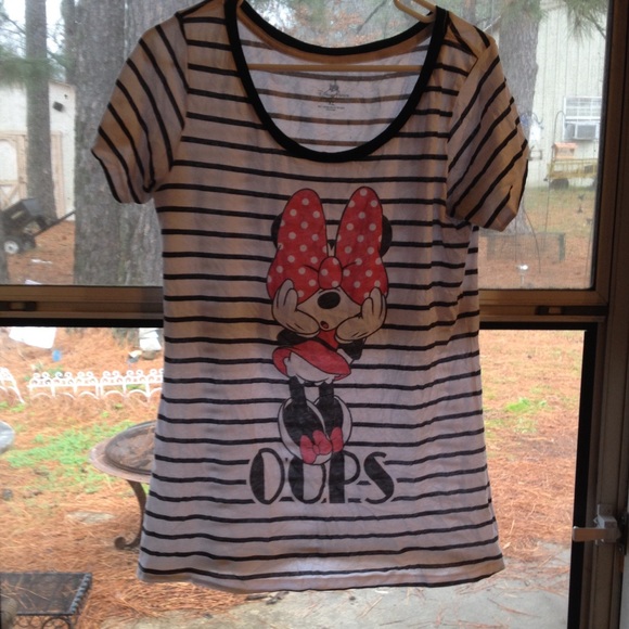 Disney Minnie Mouse "oops" shirt