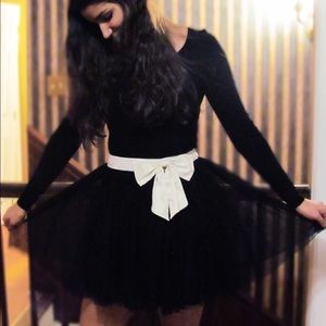 Bow Tulle Skirt