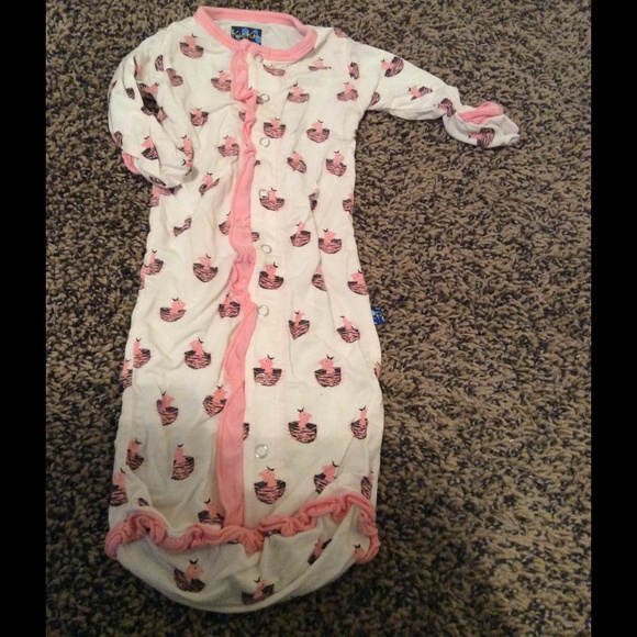 Kickee pants night gown, assortment of headbands
