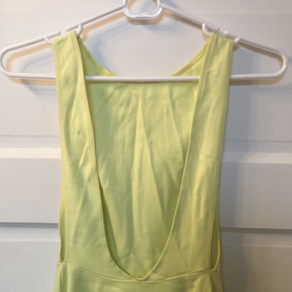 PRICE DROP AMERICAN APPAREL ponte mini dress ylw - Picture 2 of 4