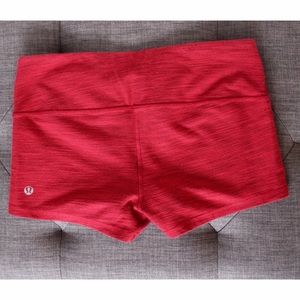 Lululemon Red Boogie Short