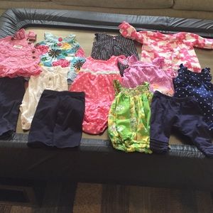 Baby girl bundle size 6 months