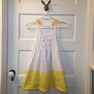 *reduced* FREE PEOPLE dip dye tunic top w eyelet