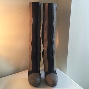 Jessica Simpson "Coffi" grey tall boots. Size 9