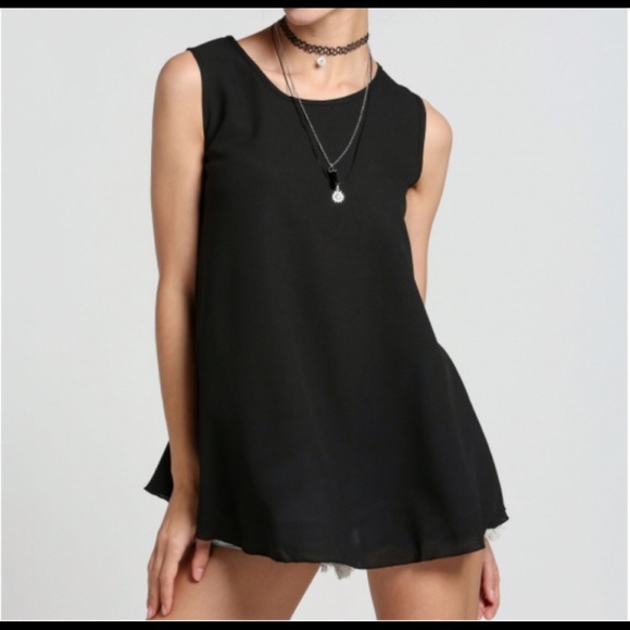 Host Pick Chiffon Sleeveless Tank Top Blouse - Picture 3 of 5