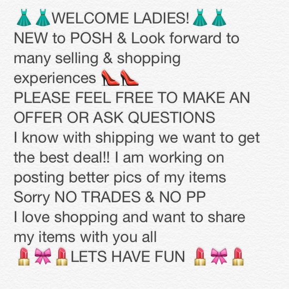 NEW TO POSH! WELCOME MEMO👗