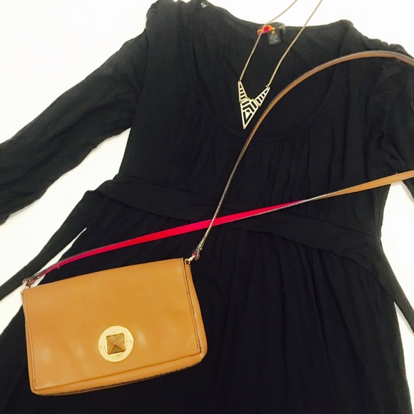 F21 Black Cotton Dress