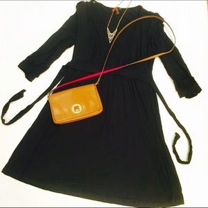 F21 Black Cotton Dress