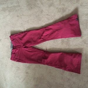 Roxy Maroon Ski / Snowboard Pants -Small