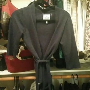 Blue cardigan