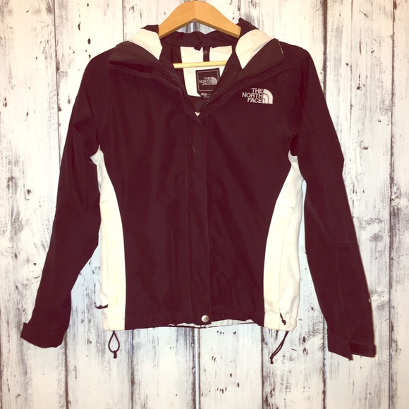 NORTH FACE RAIN JACKET! Black and white!