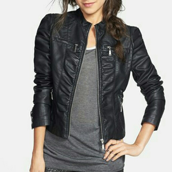 Kohls Jackets & Blazers - 👓NWOT Stylish Faux Leather Jacket !😎