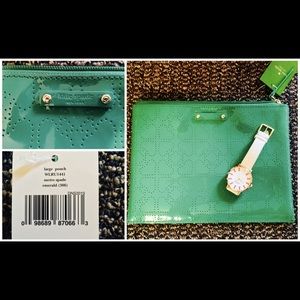 Brand New Kate Spade Metro Zipper Pouch ♠️