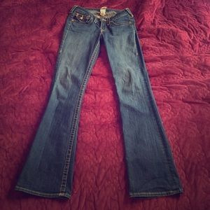 authentic TRUE RELIGION jeans flare size 27