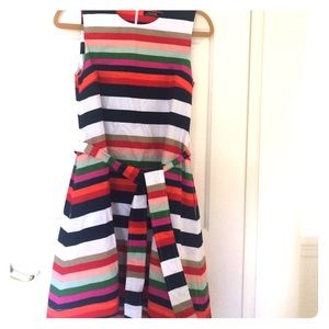 Striped sleeveless dress