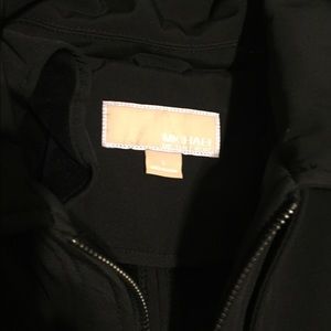 Michael Kors black trench coat.