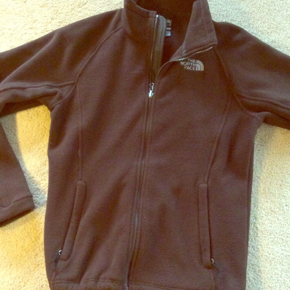 Brown fleece north face! Barely worn!!!