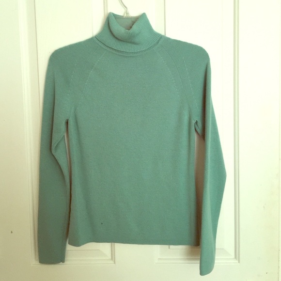 Ann Taylor Other - Ann Taylor LOFT Sea-green turtle neck