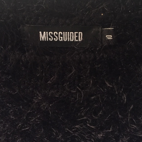 fuzzy crop tee/sweater - Picture 2 of 2