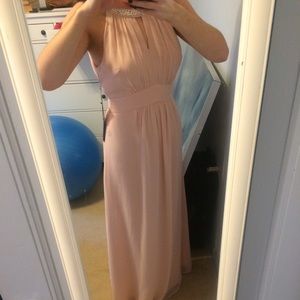 Forever 21 Long Blush Dress NWT