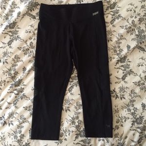 PINK cropped yoga pants