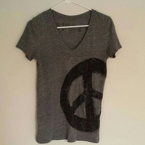Peace v neck